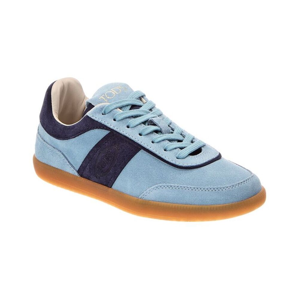 Tod's Cassetta Suede Sneaker, Blue